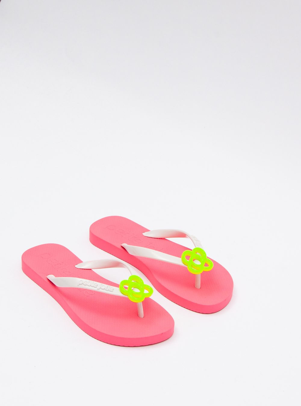 Chinelo Petite Jolie Fresh White/Hit Pink PJ6979