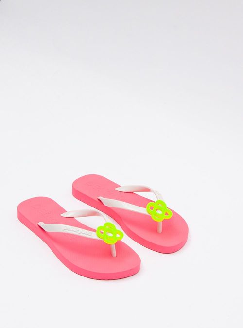 Chinelo Petite Jolie Fresh White/Hit Pink PJ6979