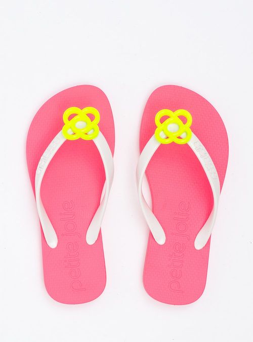 Chinelo Infantil Petite Jolie Fresh IN White/Pink PJ6979IN