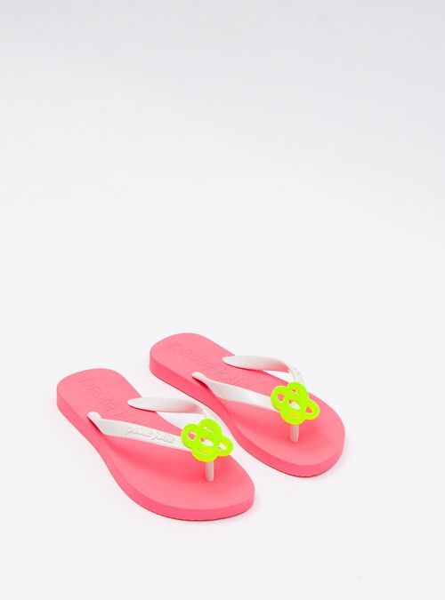 Chinelo Infantil Petite Jolie Fresh IN White/Pink PJ6979IN