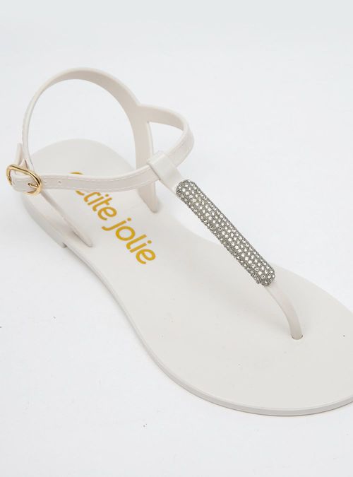 Sandália Petite Jolie Noah II White PJ6593