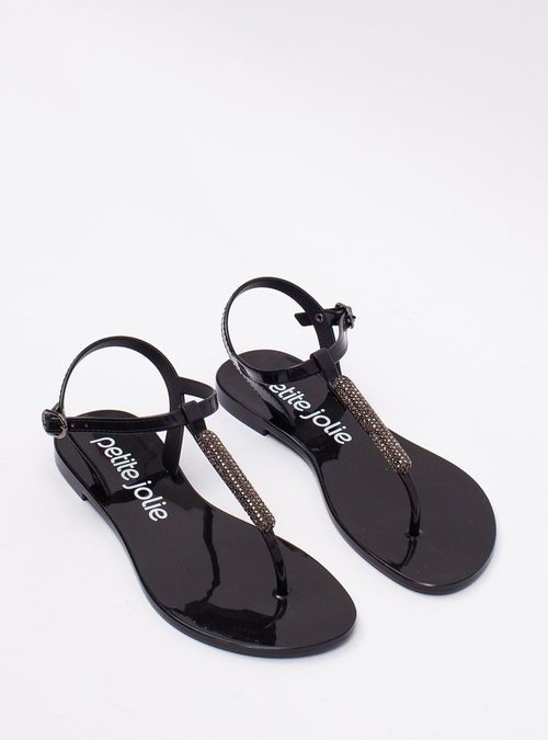 Sandália Petite Jolie Noah II Preto/Grafite PJ6593