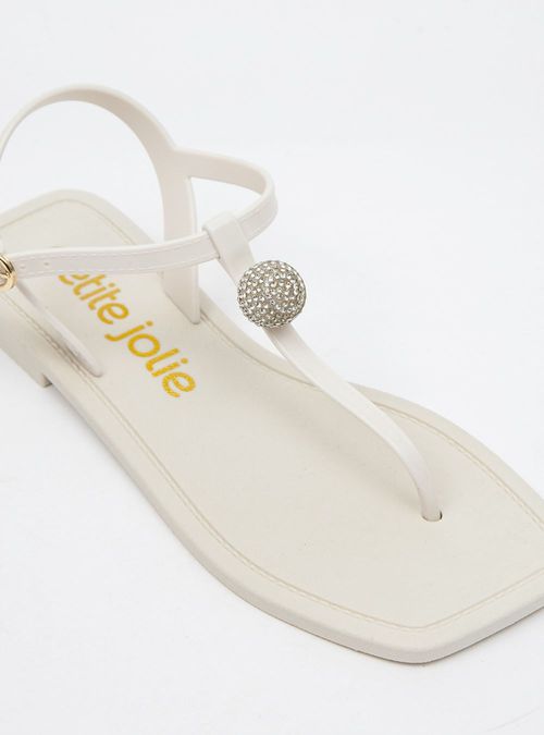 Sandália Petite Jolie Scarlett White PJ7454