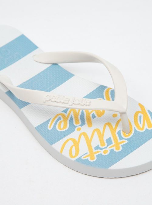 Chinelo Petite Jolie Fresh White/Listra Light Blue PJ7426