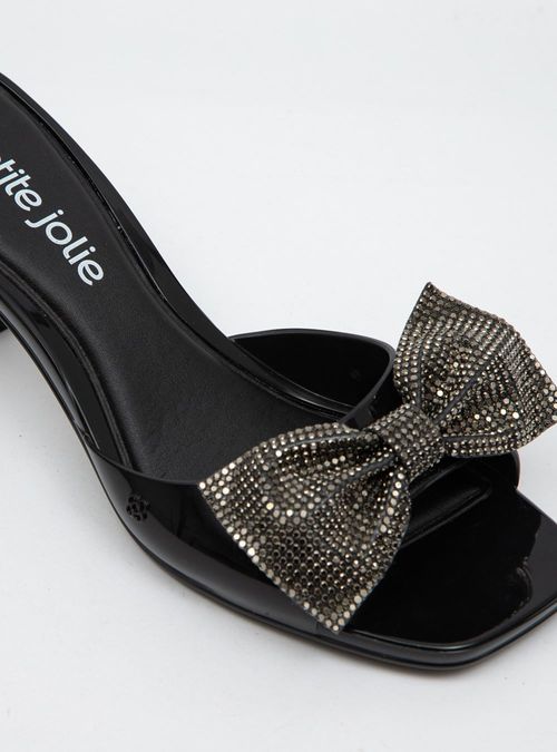Tamanco Petite Jolie Icon Preto PJ7443