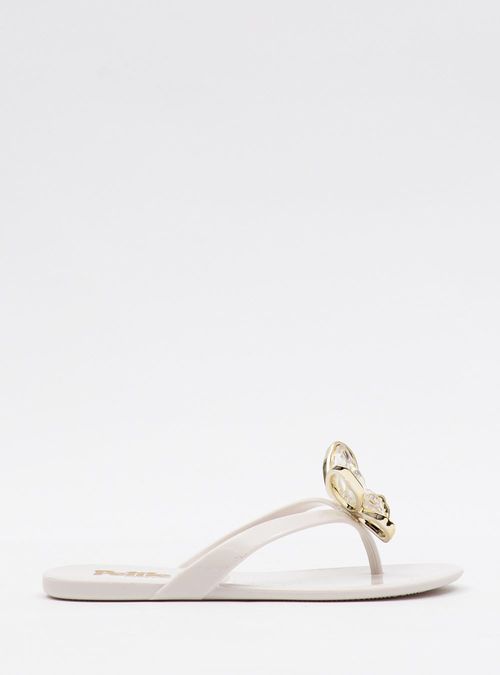 Chinelo Infantil Petite Jolie Lucky In White PJ7439IN