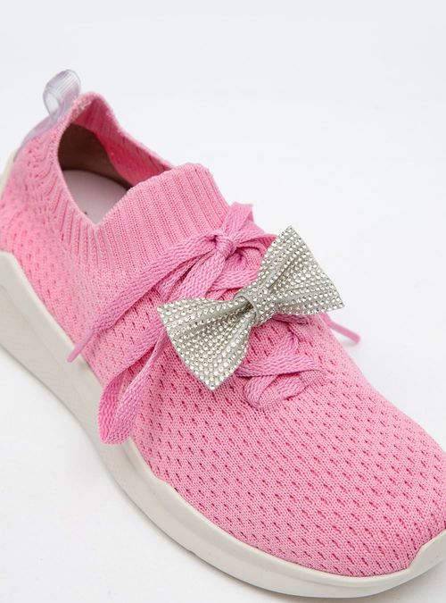 Tênis Infantil Petite Jolie Hype IN Rosa/White PJ6699IN