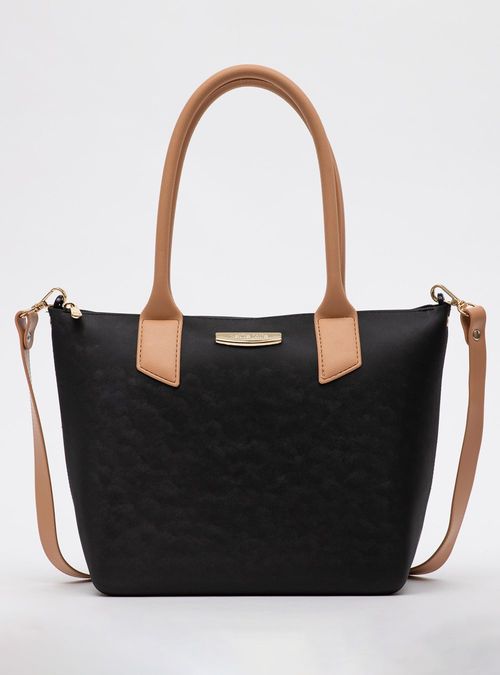 Bolsa Petite Jolie Shopping Preto/Avela PJ11274