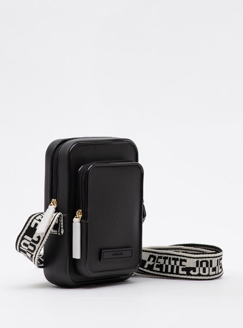 Bolsa Petite Jolie Ted Preto/White PJ10085