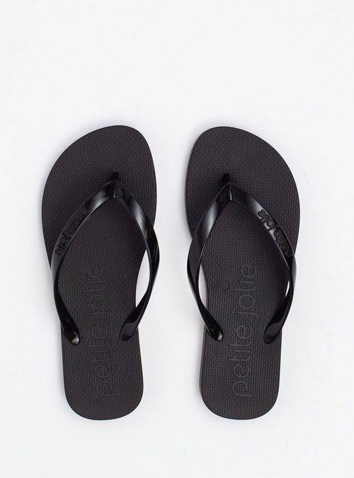Chinelo Petite Jolie Fresh Preto PJ6901II