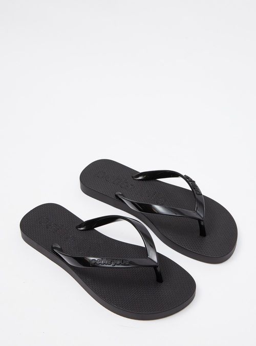 Chinelo Petite Jolie Fresh Preto PJ6901II
