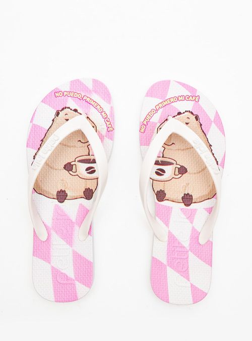 Chinelo Petite Jolie Fresh White/White/Fun 7 PJ6969