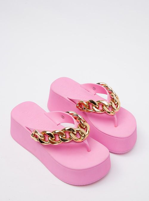 Chinelo Petite Jolie Plus Bubble Pink PJ7350