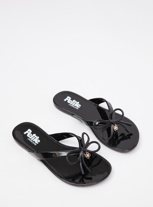 Chinelo Infantil Petite Jolie Lucky In Preto PJ7356IN