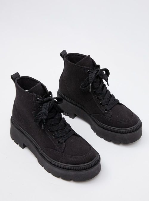 Bota Petite Jolie Off Boot Preto/Sola Preto PJ7475