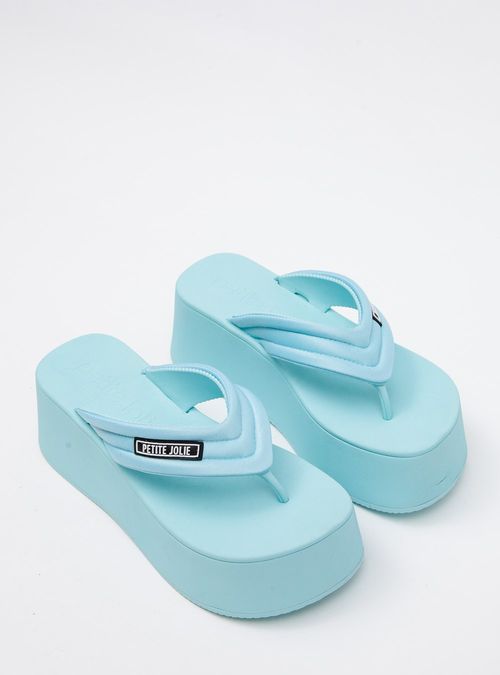 Chinelo Petite Jolie Plus Bubble Blue PJ7522