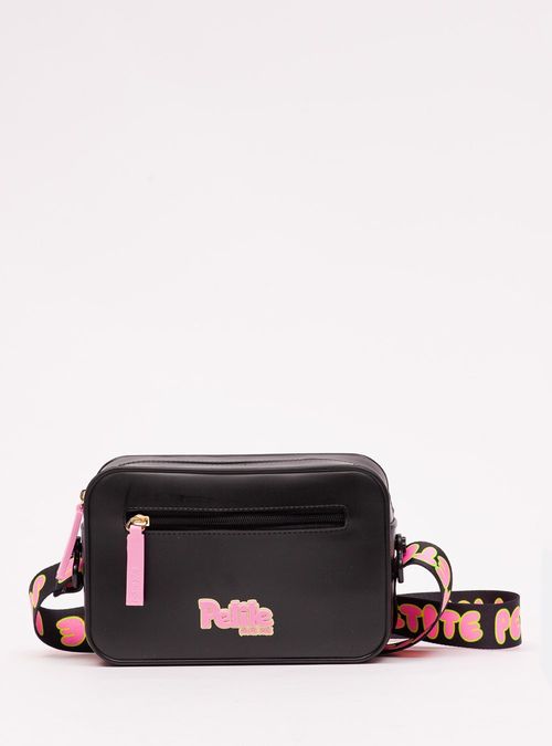 Bolsa Infantil Petite Jolie Pop Matte In Preto PJ11257IN