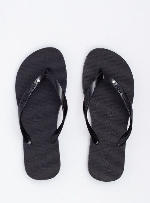 Chinelo Infantil Petite Jolie Fresh Preto PJ6970IN