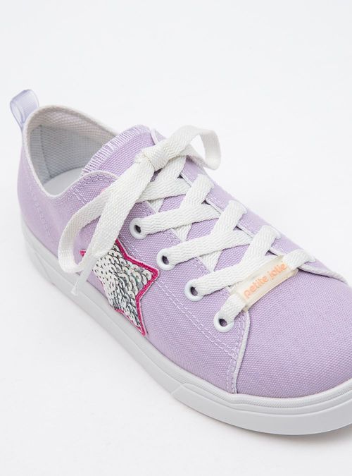 Tênis Infantil Petite Jolie Lupita In Lilac/Branco PJ7336IN