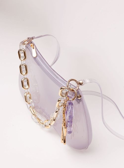Bolsa Petite Jolie Icon Bag Translucido/Ouro PJ11182