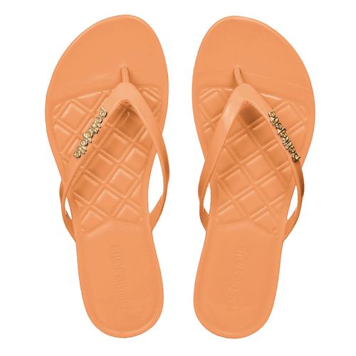 Chinelo Petite Jolie Express II Coral/Ouro PJ1535II