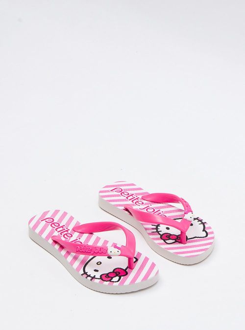 Chinelo Infantil Hello Kitty Sweet Pink/Branco PJ7206INHK