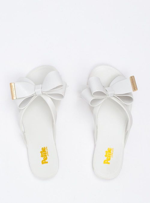 Chinelo Infantil Petite Jolie Lucky IN Branco - PJ4533IN