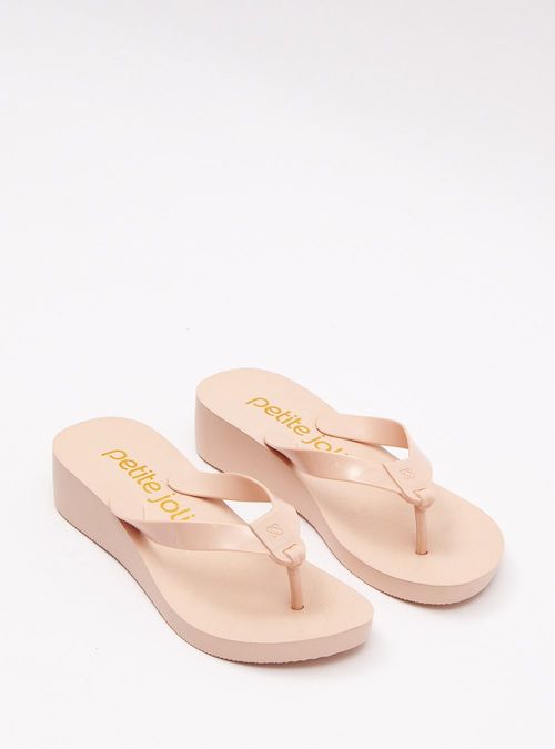 Chinelo Petite Jolie Wedge Cream PJ5475II