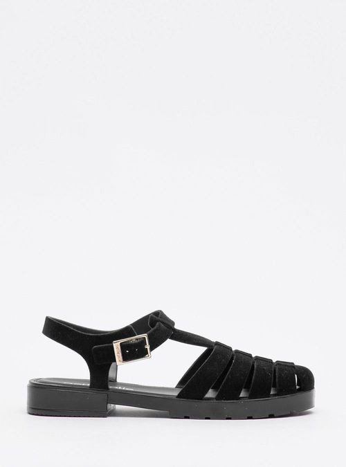 Sandália Petite Jolie Polly Preto/Branco PJ5595A