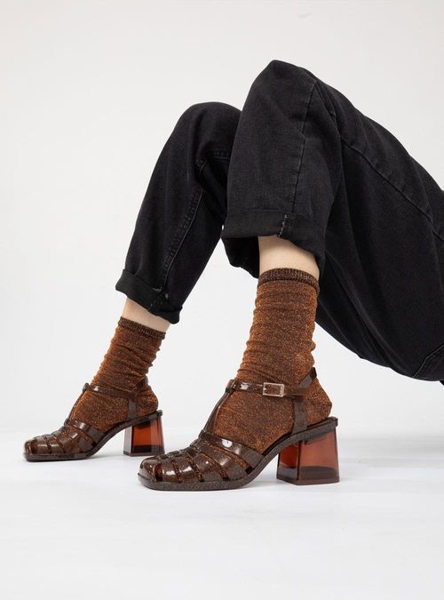 Sandália Petite Jolie Amora II Brown PJ7455