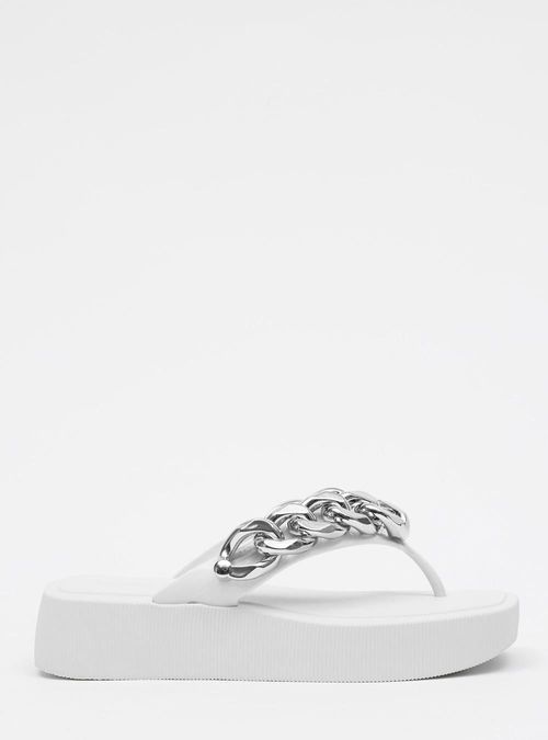 Chinelo Petite Jolie Hit White/Niquel PJ6515