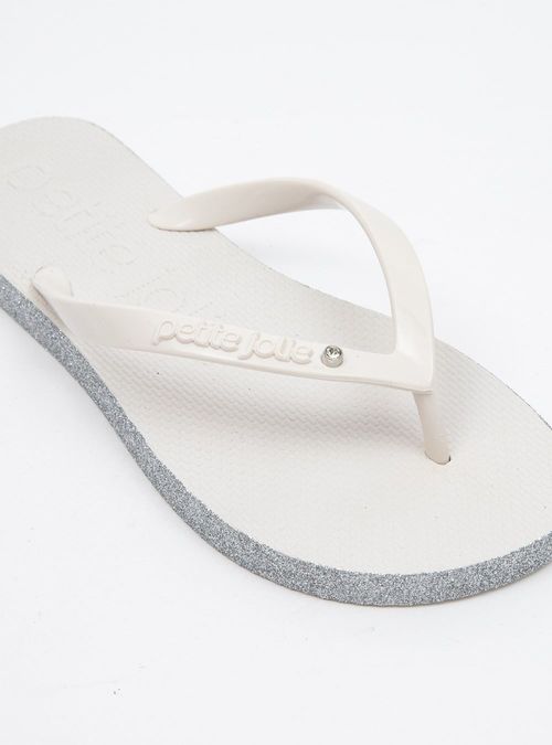Chinelo Petite Jolie Fresh Branco/Sola Branco PJ6970