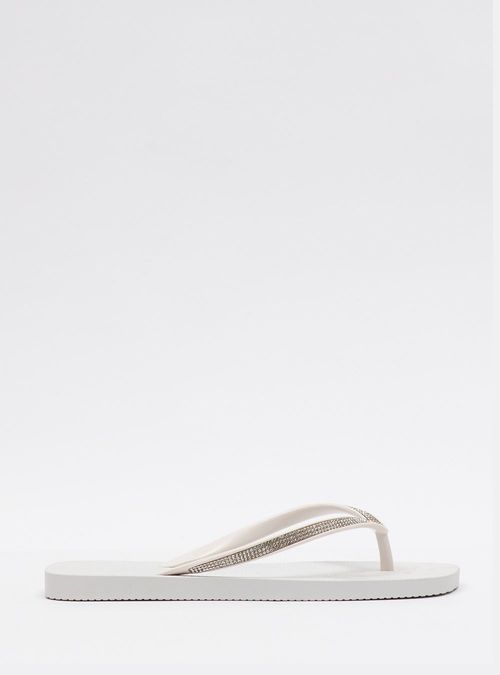 Chinelo Petite Jolie Refresh Shine White PJ7404