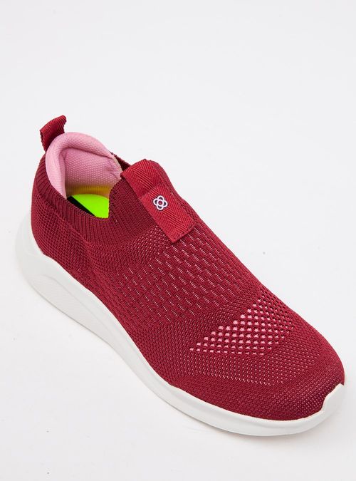 Tênis Petite Jolie Hype Merlot/Sola Branco PJ5517II