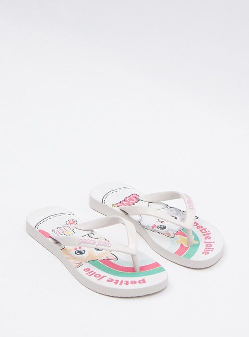 Chinelo Petite Jolie Fresh IN White/White/Cat 6 PJ6969IN