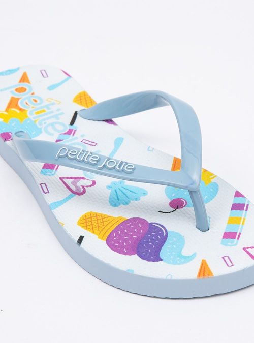Chinelo Petite Jolie Fresh IN Azul/Ice Cream 3 PJ6969IN