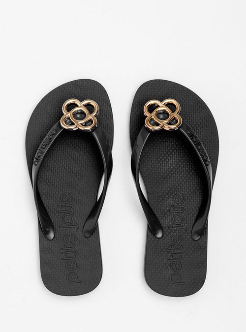 Chinelo Infantil Petite Jolie Fresh IN Preto PJ6979IN