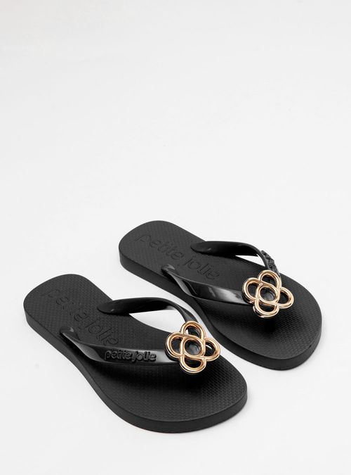 Chinelo Infantil Petite Jolie Fresh IN Preto PJ6979IN