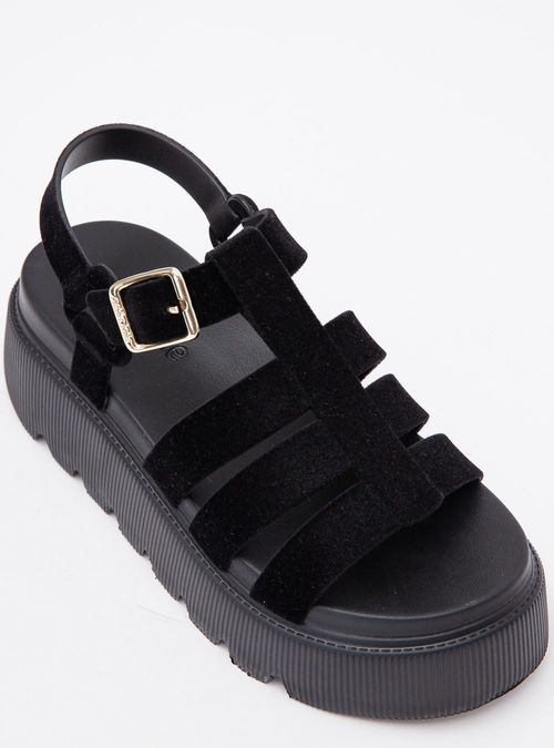 Sandália Petite Jolie Flow Sandal Preto PJ7561A
