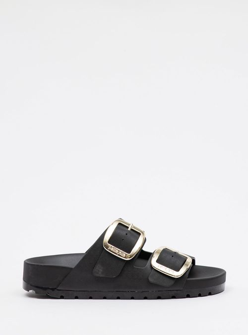 Chinelo Petite Jolie Lovin' Flat Preto PJ7279