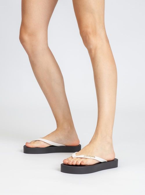Chinelo Petite Jolie Fresh Up White/Sola Preto PJ7321
