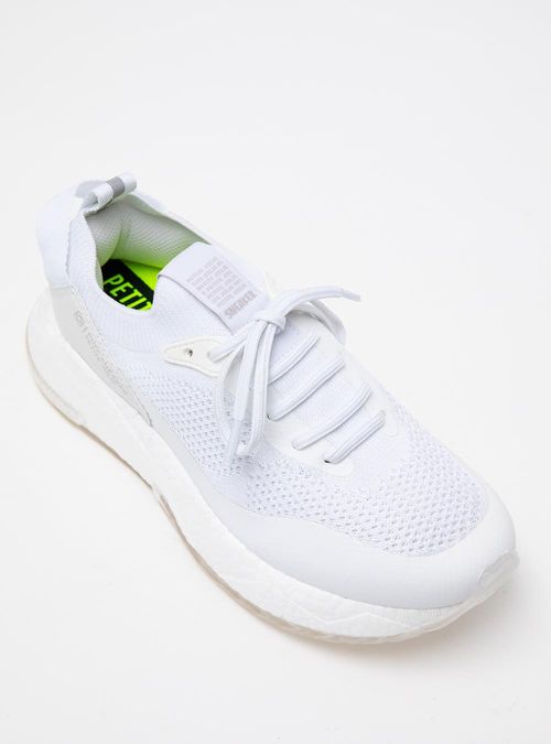 Tênis Petite Jolie Puff Sneaker Branco/Branco PJ7130II