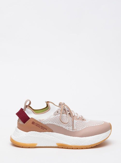 Tênis Petite Jolie Puff Sneaker White/Avela PJ7130II