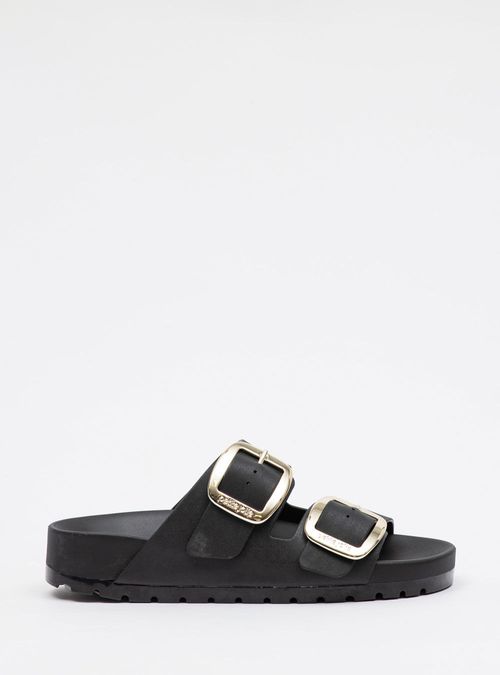 Chinelo Petite Jolie Lovin' Flat Preto PJ7279