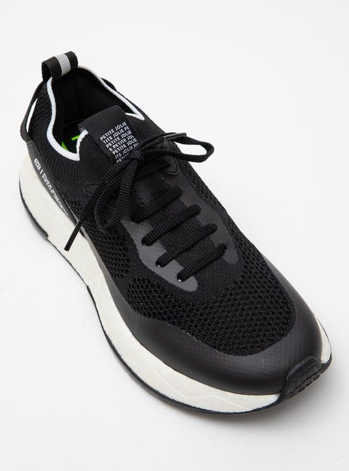Tênis Petite Jolie Puff Sneaker Preto/Branco PJ7130II