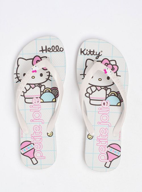 Chinelo Hello Kitty White/White/Hello Kitty 7 PJ7206HK