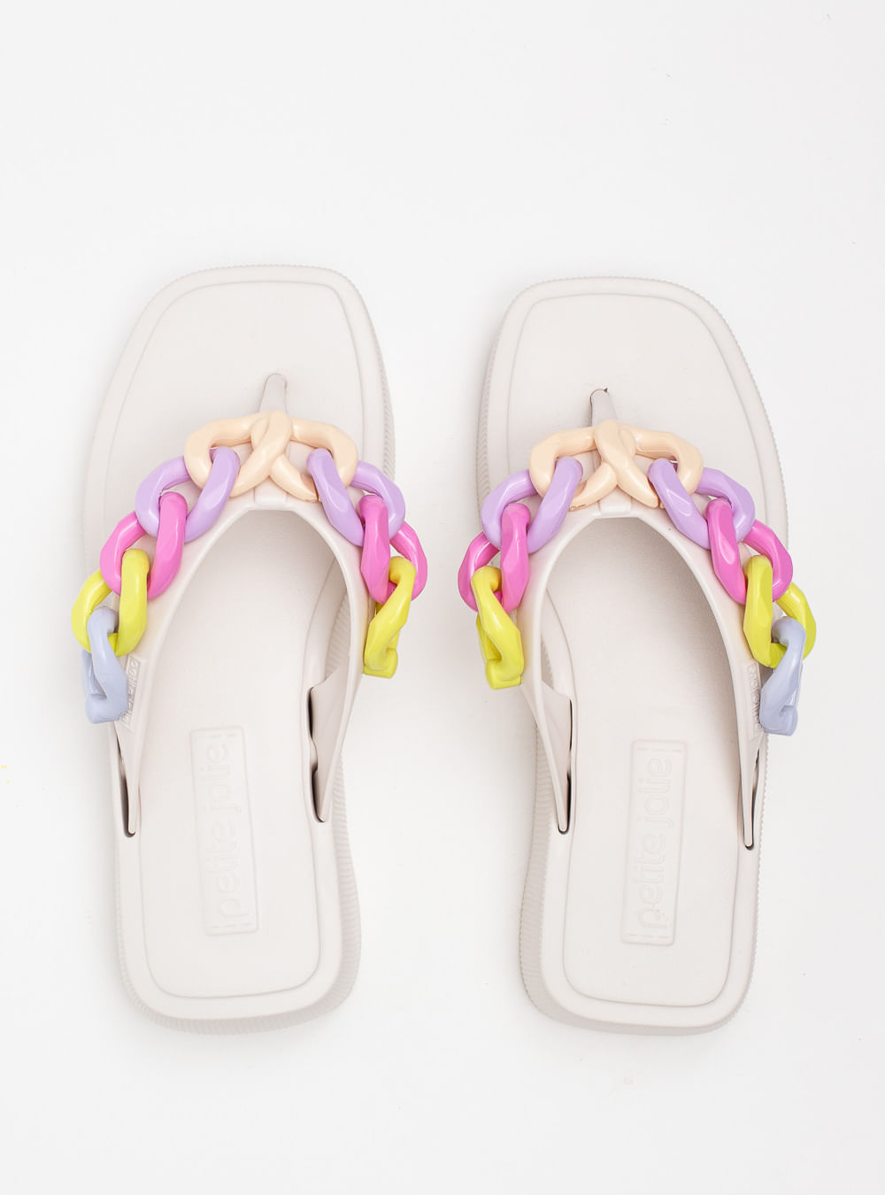 Chinelo IN Petite Jolie Hit In White/Multicolor PJ6515IN