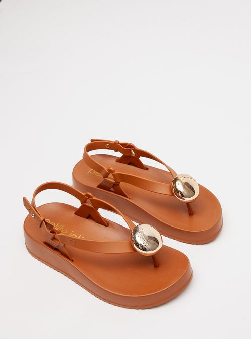 Sandália Petite Jolie Sunshine Doce De Leite PJ7593