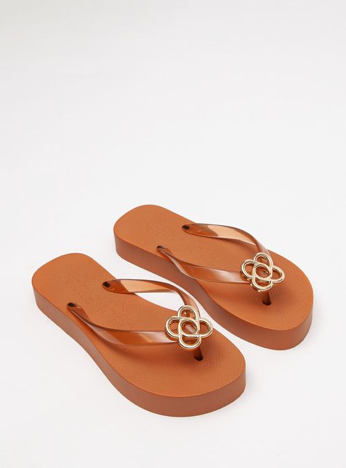 Chinelo Petite Jolie Fresh Up Doce D Leite PJ7634