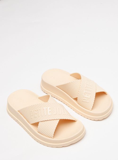 Chinelo Petite Jolie Smash Vanilla PJ6812II